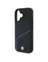 Hurtownia GSM - Etui BMW BMHMP16S23RDCLK Apple iPhone 16 hardcase Sign Leather Textured And Line MagSafe czarny/black - BMW707 - {ean13} - Hurt