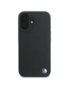 Hurtownia GSM - BMW BMHMP16S23RDDK Apple iPhone 16 carcasă dură din piele semnată cu diamant și logo metalic MagSafe negru - BMW708 - {ean13} - Hurt