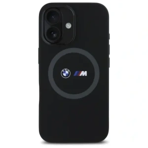 Hurtownia GSM - BMW BMHMP16S23SROK Apple iPhone 16 Hardcase M Silikon Bedruckter Ring MagSafe schwarz - BMW709 - {ean13} - Hurt