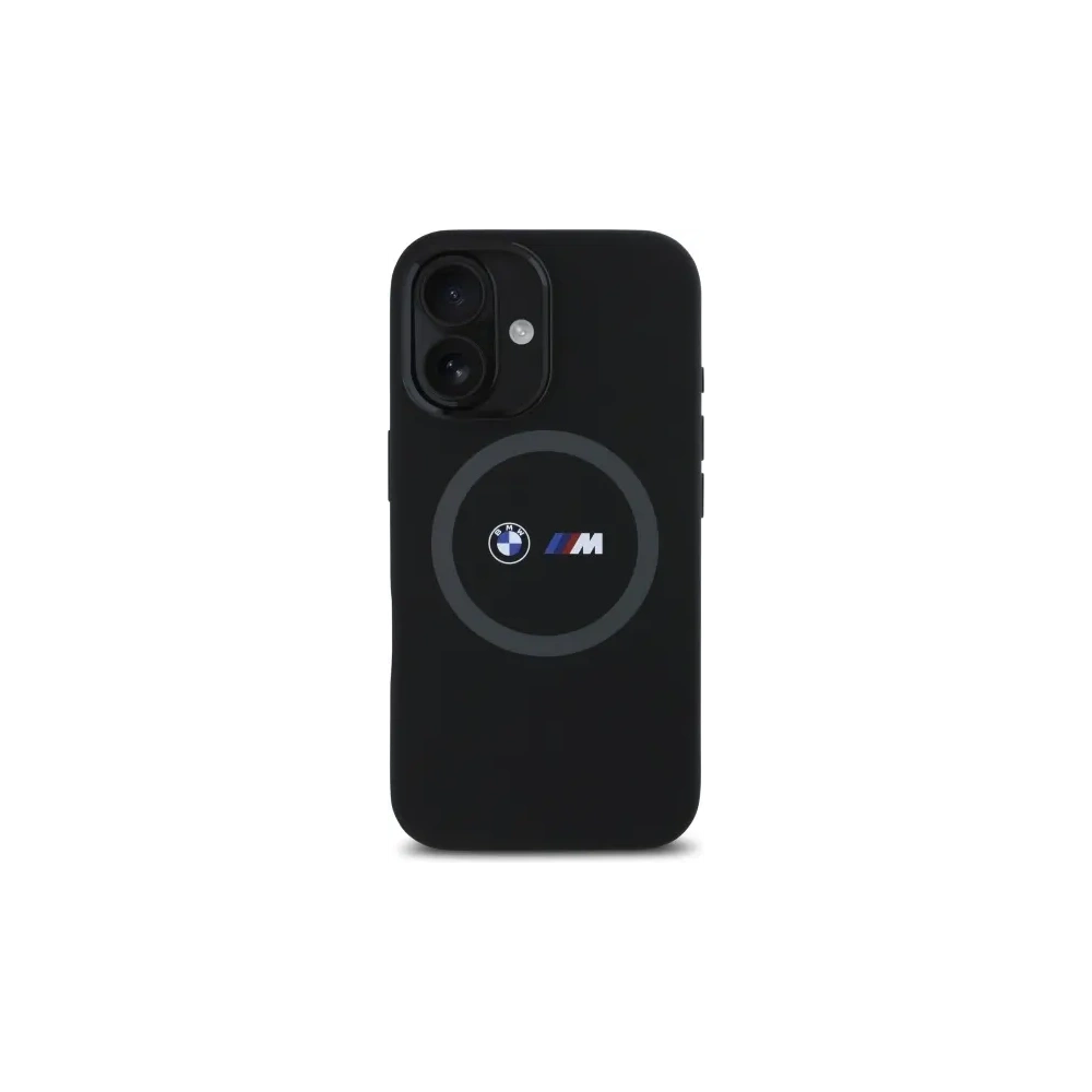 Hurtownia GSM - BMW BMHMP16S23SROK Apple iPhone 16 Hardcase M Silikon Bedruckter Ring MagSafe schwarz - BMW709 - {ean13} - Hurt