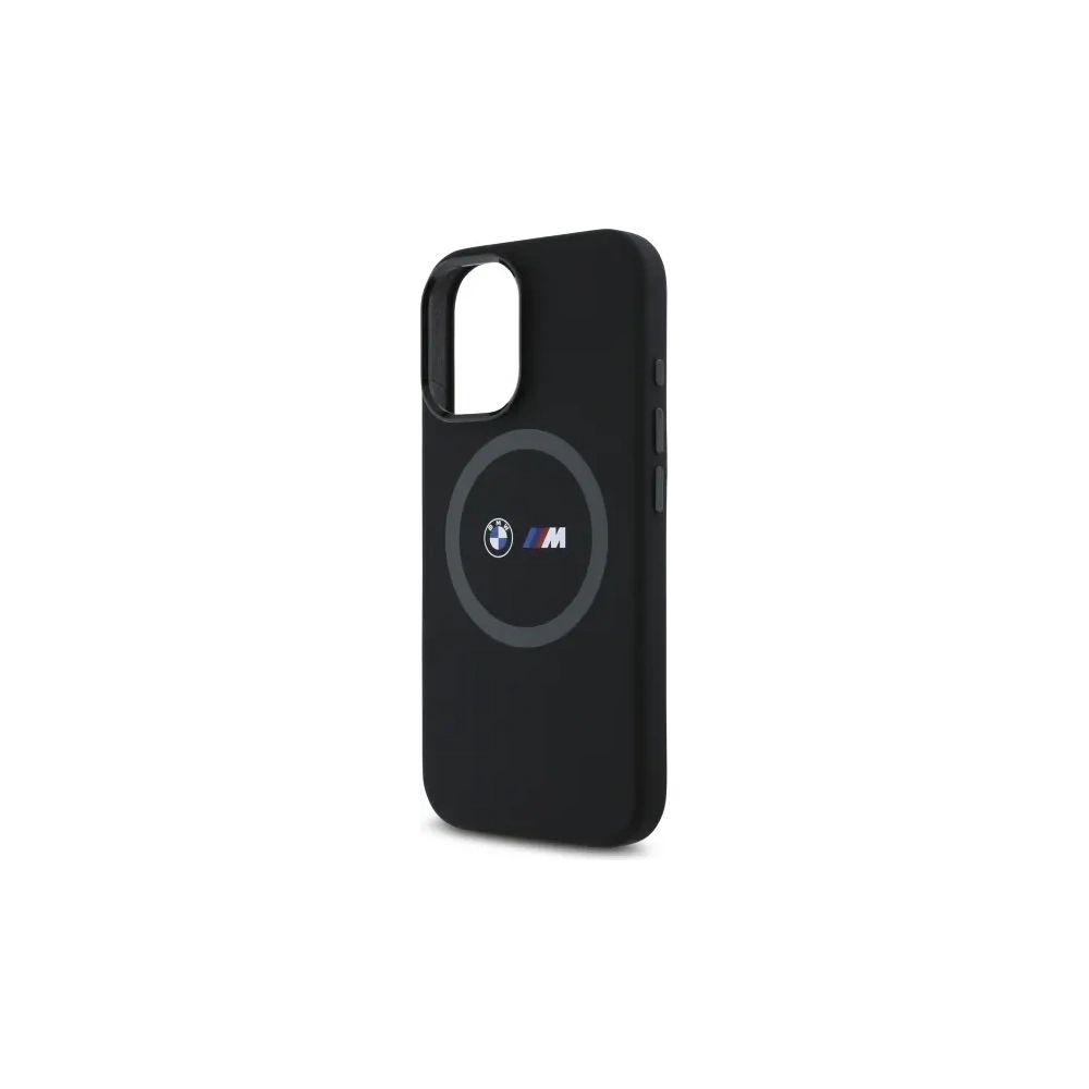 Hurtownia GSM - BMW BMHMP16S23SROK Apple iPhone 16 Hardcase M Silikon Bedruckter Ring MagSafe schwarz - BMW709 - {ean13} - Hurt