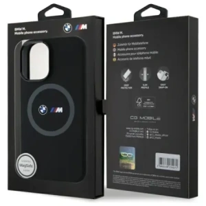 Hurtownia GSM - BMW BMHMP16S23SROK Apple iPhone 16 Hardcase M Silikon Bedruckter Ring MagSafe schwarz - BMW709 - {ean13} - Hurt