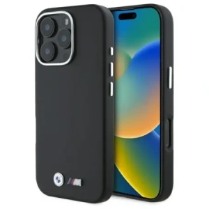 Hurtownia GSM - Etui BMW BMHMP16X23PMWK Apple iPhone 16 Pro Max hardcase M Smooth Full Wrapped Metal MagSafe černý/black - BMW710 - {ean13} - Hurt