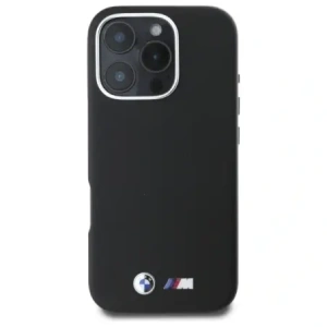 Hurtownia GSM - Etui BMW BMHMP16X23PMWK Apple iPhone 16 Pro Max hardcase M Smooth Full Wrapped Metal MagSafe czarny/black - BMW710 - {ean13} - Hurt