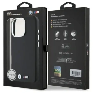 Hurtownia GSM - Etui BMW BMHMP16X23PMWK Apple iPhone 16 Pro Max hardcase M Smooth Full Wrapped Metal MagSafe czarny/black - BMW710 - {ean13} - Hurt