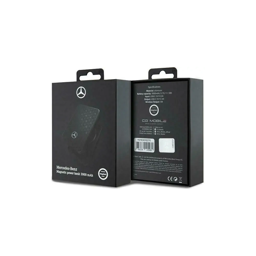 Hurtownia GSM - Mercedes MEPB3KMESTK 5W 3000mAh MagSafe powerbank negru - MRS293 - {ean13} - Hurt
