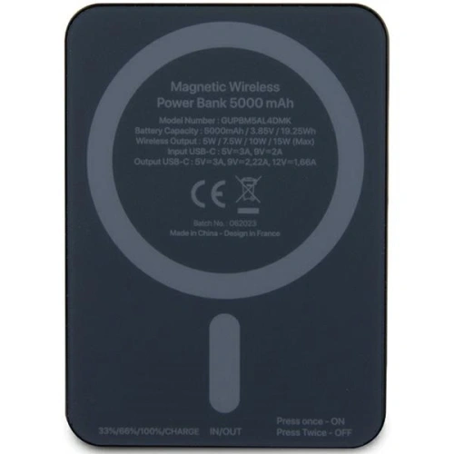 Powerbank Mercedes MEPB5KMESTK 15W 5000mAh MagSafe czarny/black