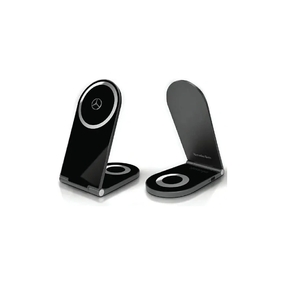 Hurtownia GSM - Mercedes MEMFBGSLK încărcător wireless pliabil 2 în 1 15W Star MagSafe negru - MRS297 - {ean13} - Hurt