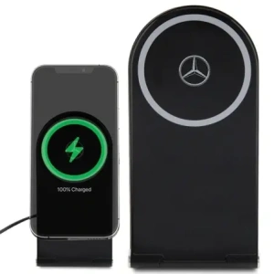 Hurtownia GSM - Mercedes MEMFBGSLK hajtogatható 2 az 1-ben vezeték nélküli töltő 15W Silver Star MagSafe fekete - MRS297 - {ean13} - Hurt