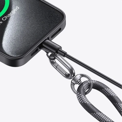 Smycz do telefonu USAMS 34cm szary/grey