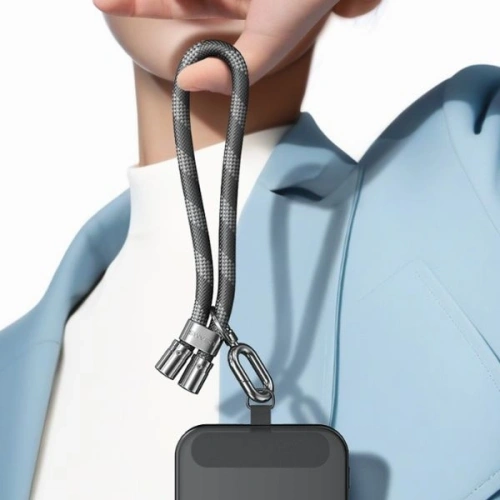 Smycz do telefonu USAMS 34cm szary/grey