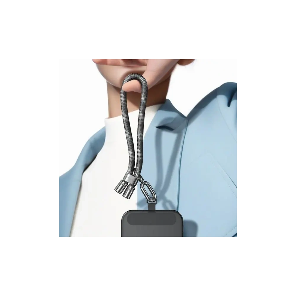 Hurtownia GSM - USAMS Handy-Lanyard 34cm grau - USA1196 - {ean13} - Hurt
