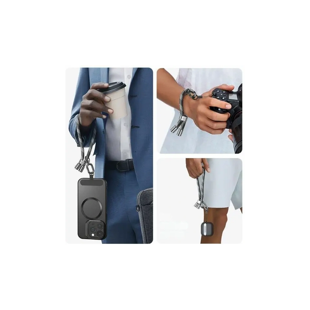 Hurtownia GSM - Šňůrka na telefon USAMS 34 cm šedá/grey - USA1196 - {ean13} - Hurt
