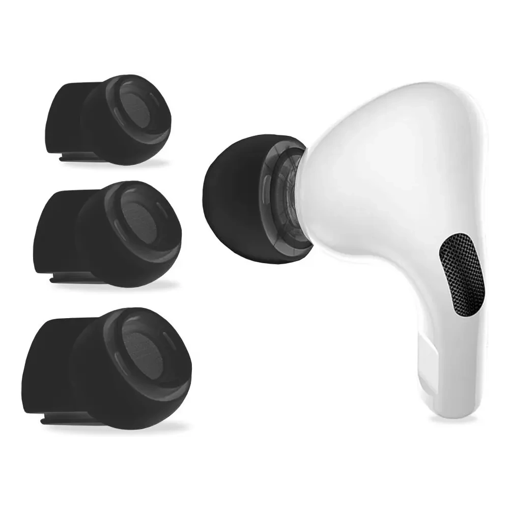Hurtownia GSM - Gumové Tech-Protect špunty do uší 3-pack Apple AirPods Pro 1 / 2 Černé - THP3459 - {ean13} - Hurt