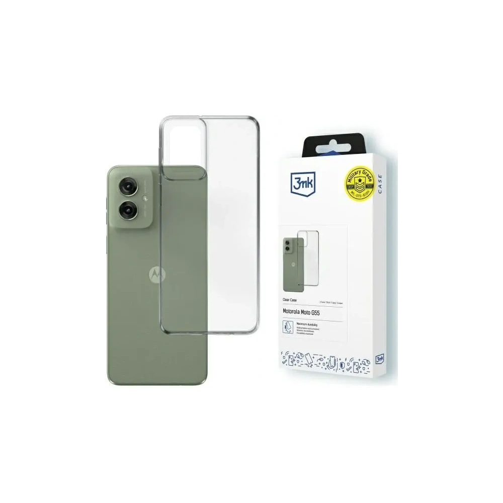 Hurtownia GSM - 3MK Klarer Fall Motorola Moto G55 5G - 3MK15711 - {ean13} - Hurt