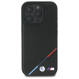 Hurtownia GSM - Etui BMW BMHMP16X23PUPDK Apple iPhone 16 Pro Max hardcase M Perforated Tricolor Line MagSafe czarny/black - BMW712 - {ean13} - Hurt