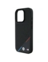 Hurtownia GSM - BMW BMHMP16X23PUPDK Apple iPhone 16 Pro Max keménytok M Perforált Tricolor Line MagSafe fekete - BMW712 - {ean13} - Hurt