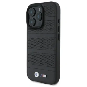 Hurtownia GSM - Etui BMW BMHMP16X23PUSPK Apple iPhone 16 Pro Max hardcase M Perforated And Stitched Line MagSafe černý/black - BMW713 - {ean13} - Hurt