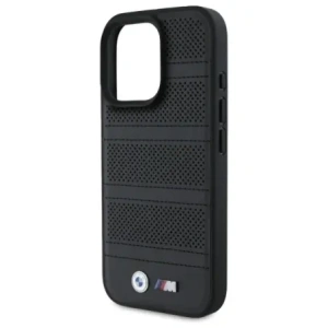 Hurtownia GSM - Etui BMW BMHMP16X23PUSPK Apple iPhone 16 Pro Max hardcase M Perforated And Stitched Line MagSafe czarny/black - BMW713 - {ean13} - Hurt