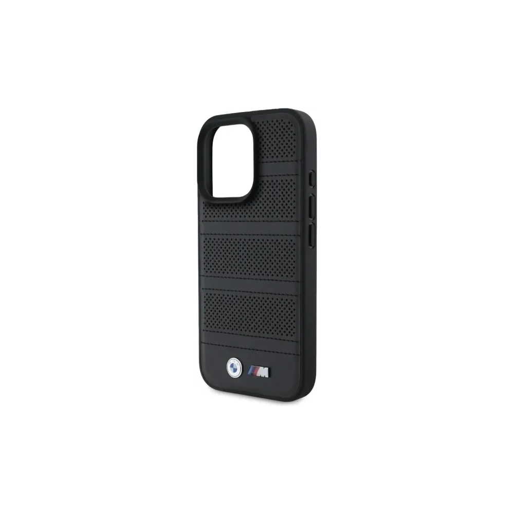 Hurtownia GSM - Etui BMW BMHMP16X23PUSPK Apple iPhone 16 Pro Max hardcase M Perforated And Stitched Line MagSafe černý/black - BMW713 - {ean13} - Hurt