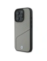 Hurtownia GSM - BMW BMHMP16X23RDCLG Apple iPhone 16 Pro Max kemény tok Sign Leather Textured és Line MagSafe szürke - BMW715 - {ean13} - Hurt
