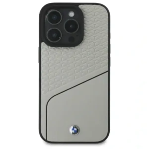 Hurtownia GSM - Etui BMW BMHMP16X23RDCLG Apple iPhone 16 Pro Max hardcase Sign Leather Textured and Line MagSafe szary/grey - BMW715 - {ean13} - Hurt