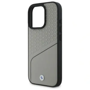 BMW BMHMP16X23RDCLG Apple iPhone 16 Pro Max hardcase Sign Leather Textured and Line MagSafe grey