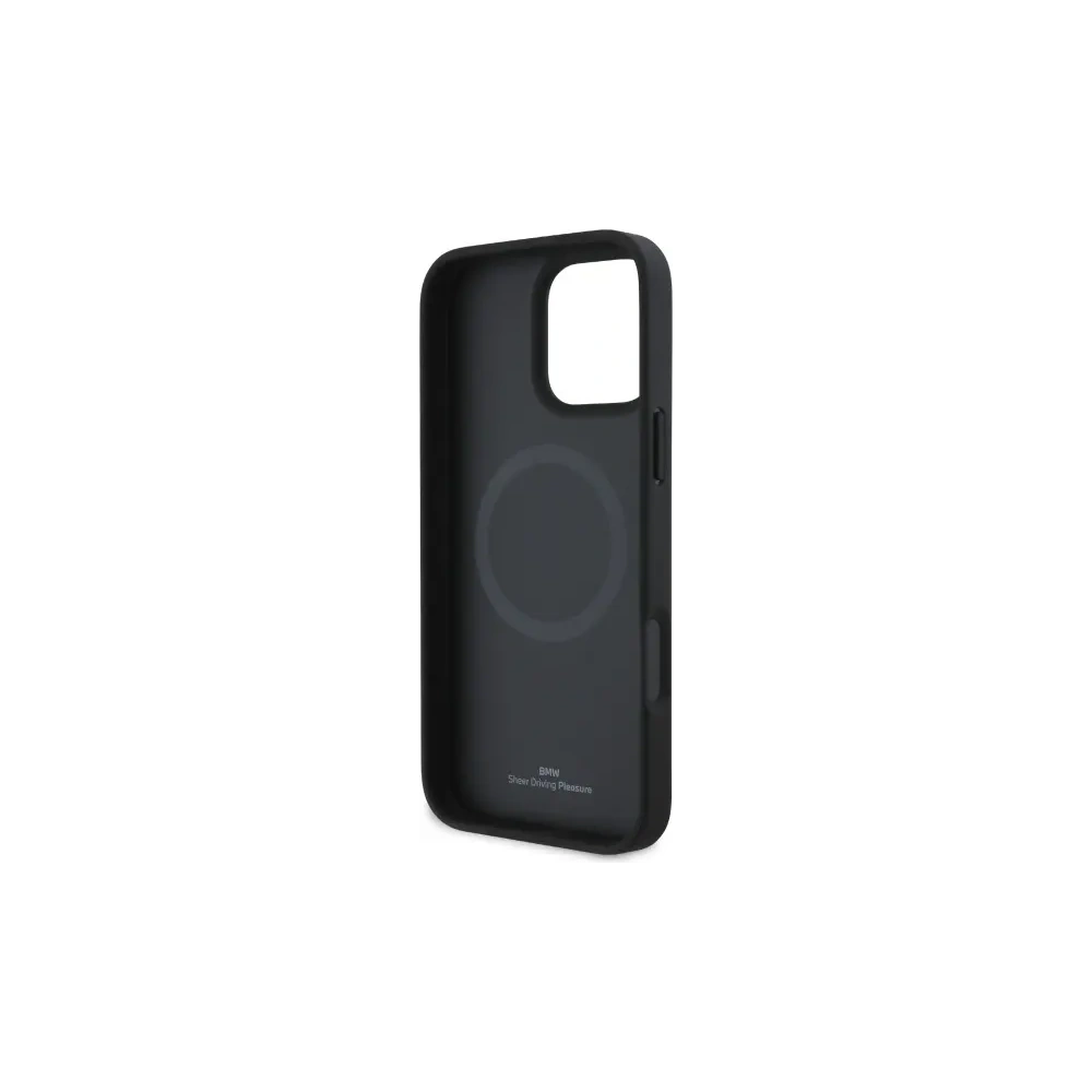 Hurtownia GSM - BMW BMHMP16X23RDCLG Apple iPhone 16 Pro Max kemény tok Sign Leather Textured és Line MagSafe szürke - BMW715 - {ean13} - Hurt