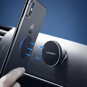 Hurtownia GSM - Plăcuța metalică UGREEN acoperită cu piele, pentru suportul magnetic (2 buc.) - UGR044 - {ean13} - Hurt