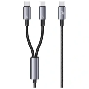 Wholesale USAMS USB-C / 2xUSB-C cable 72W 1.2m Aluminum Alloy Data Cable Sufeng Series - USA1197 - {ean13} - Hurt