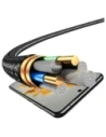 Wholesale USAMS USB-C / 2xUSB-C cable 72W 1.2m Aluminum Alloy Data Cable Sufeng Series - USA1197 - {ean13} - Hurt