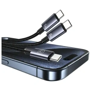 Wholesale USAMS USB-C / 2xUSB-C cable 72W 1.2m Aluminum Alloy Data Cable Sufeng Series - USA1197 - {ean13} - Hurt