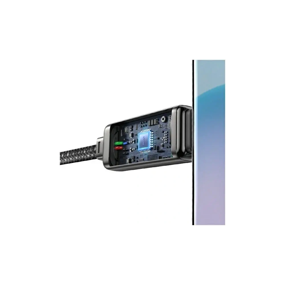 Wholesale USAMS USB-C / USB-C cable 100W 1.2m Zinc Alloy Fast Charging Data Cable Meteor Series - USA1200 - {ean13} - Hurt