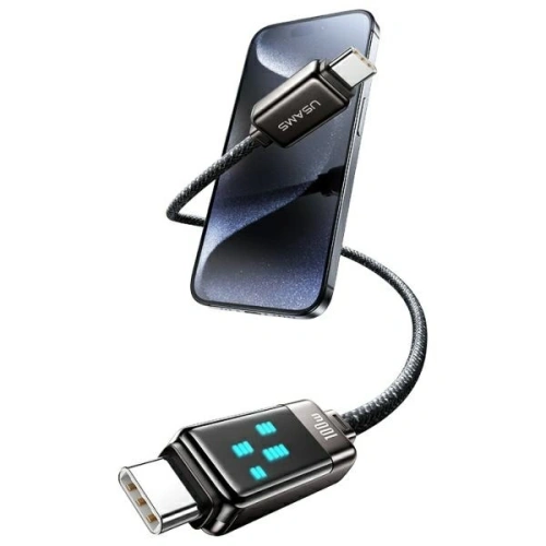 Kabel USAMS USB-C / USB-C 100W 1.2m Zinc Alloy Fast Charging Data Cable Meteor Series