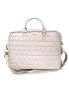 Guess Torba GUCB15QLPK 15" różowa/pink Quilted