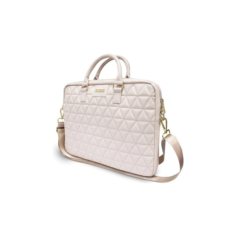 Hurtownia GSM - Guess Torba GUCB15QLPK 15" różowa/pink Quilted - GUE376PNK - {ean13} - Hurt