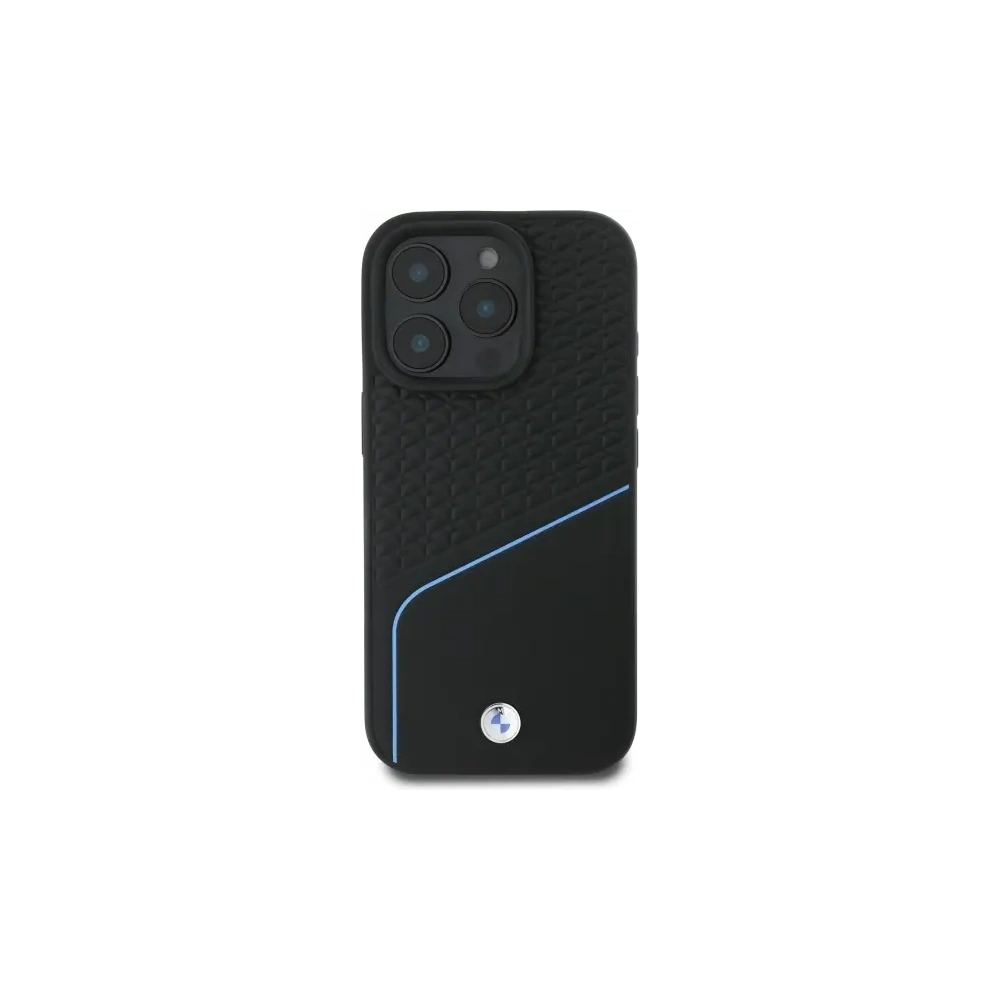 Hurtownia GSM - Etui BMW BMHMP16X23RDCLK Apple iPhone 16 Pro Max hardcase Sign Leather Textured And Line MagSafe černý/black - BMW716 - {ean13} - Hurt