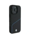 Hurtownia GSM - BMW BMHMP16X23RDCLK Apple iPhone 16 Pro Max husă din material textil semnată cu piele texturată și linie MagSafe neagră - BMW716 - {ean13} - Hurt