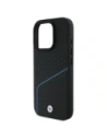Hurtownia GSM - BMW BMHMP16X23RDCLK Apple iPhone 16 Pro Max kemény tok Sign Leather Textured And Line MagSafe fekete - BMW716 - {ean13} - Hurt