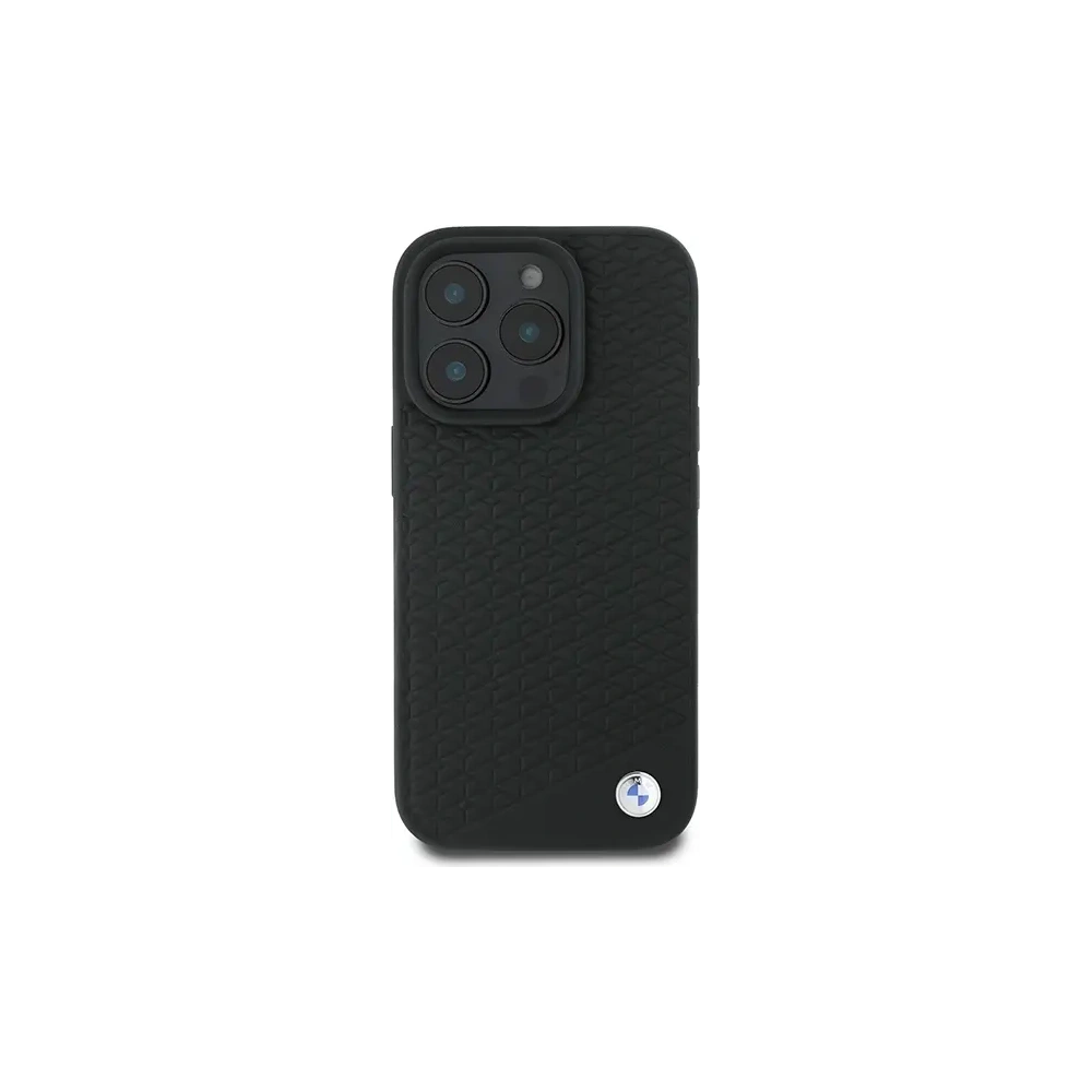 Hurtownia GSM - BMW BMHMP16X23RDDK Apple iPhone 16 Pro Max hardcase Semn de piele cu diamant și logo din metal MagSafe negru - BMW717 - {ean13} - Hurt