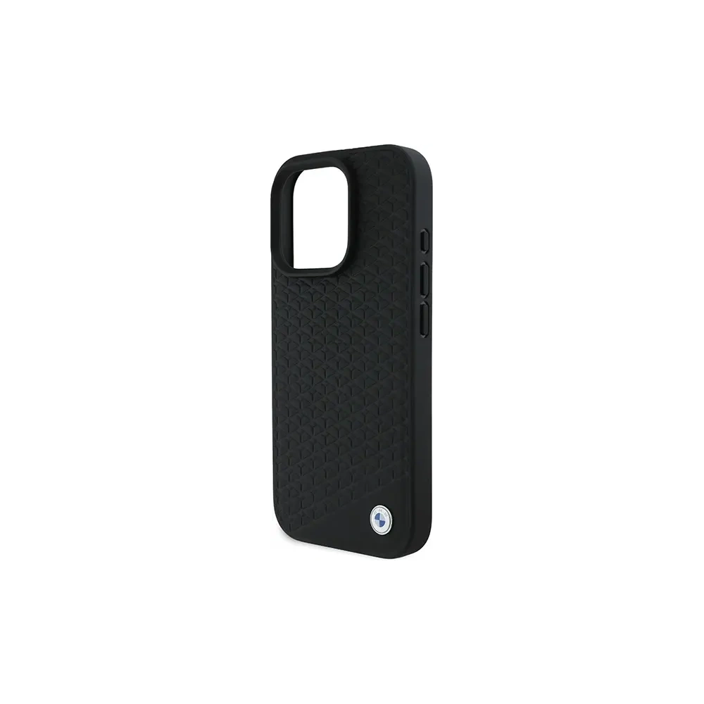Hurtownia GSM - BMW BMHMP16X23RDDK Apple iPhone 16 Pro Max keménytok Sign Leather Diamond Metal Logo MagSafe fekete - BMW717 - {ean13} - Hurt