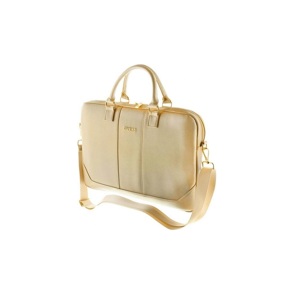 Hurtownia GSM - Guess Torba GUCB15TBE 15" beżowa/beige Saffiano - GUE377BEI - {ean13} - Hurt