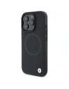 Hurtownia GSM - BMW BMHMP16X23RTPK Apple iPhone 16 Pro Max keménytok Sign Leather Fél Texturált És Kör MagSafe fekete - BMW718 - {ean13} - Hurt