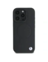 Hurtownia GSM - BMW BMHMP16X23RTPK Apple iPhone 16 Pro Max keménytok Sign Leather Fél Texturált És Kör MagSafe fekete - BMW718 - {ean13} - Hurt