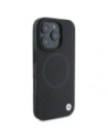 Hurtownia GSM - BMW BMHMP16X23RTPK Apple iPhone 16 Pro Max keménytok Sign Leather Fél Texturált És Kör MagSafe fekete - BMW718 - {ean13} - Hurt