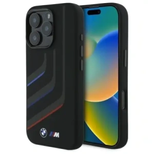 Hurtownia GSM - Etui BMW BMHMP16X23SLIK Apple iPhone 16 Pro Max hardcase Silicone Turning Lines MagSafe černá/black - BMW719 - {ean13} - Hurt