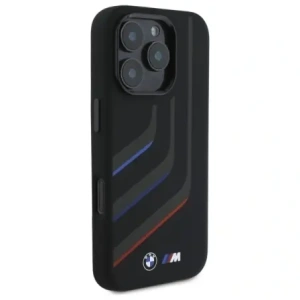 Hurtownia GSM - Etui BMW BMHMP16X23SLIK Apple iPhone 16 Pro Max hardcase Silicone Turning Lines MagSafe czarny/black - BMW719 - {ean13} - Hurt