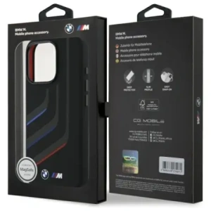 Hurtownia GSM - Etui BMW BMHMP16X23SLIK Apple iPhone 16 Pro Max hardcase Silicone Turning Lines MagSafe czarny/black - BMW719 - {ean13} - Hurt