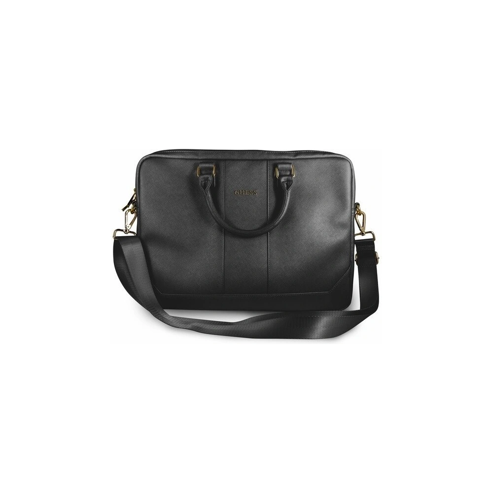 Hurtownia GSM - Guess Torba GUCB15TBK 15" czarna/black Saffiano - GUE378BLK - {ean13} - Hurt