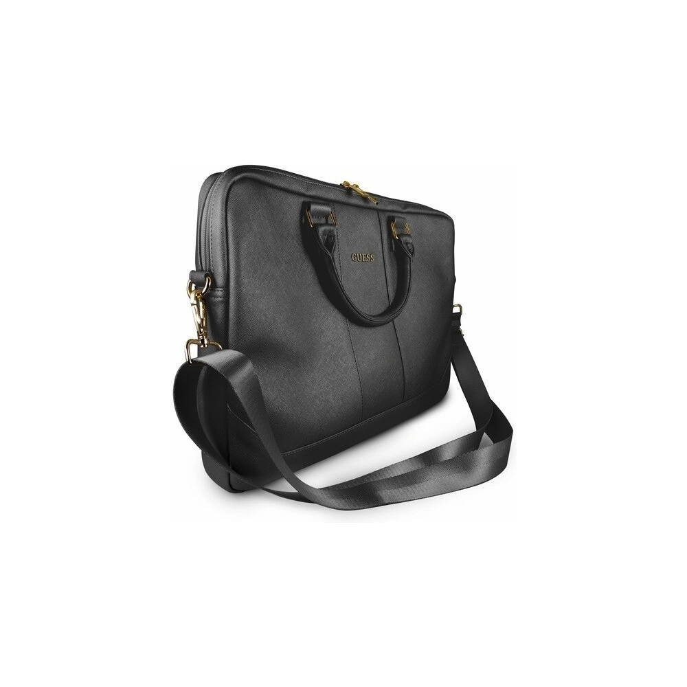 Hurtownia GSM - Guess Torba GUCB15TBK 15" czarna/black Saffiano - GUE378BLK - {ean13} - Hurt